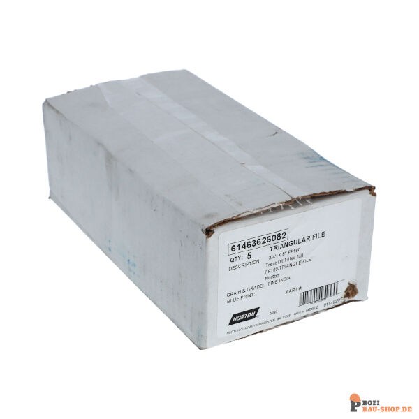 nortonschleifmittel/NORTON_schleifmittel_61463626082 90 Special stones Sharpening stones-Norton TRIANGULAR FILE-203.2x-FINE INDIA_164841